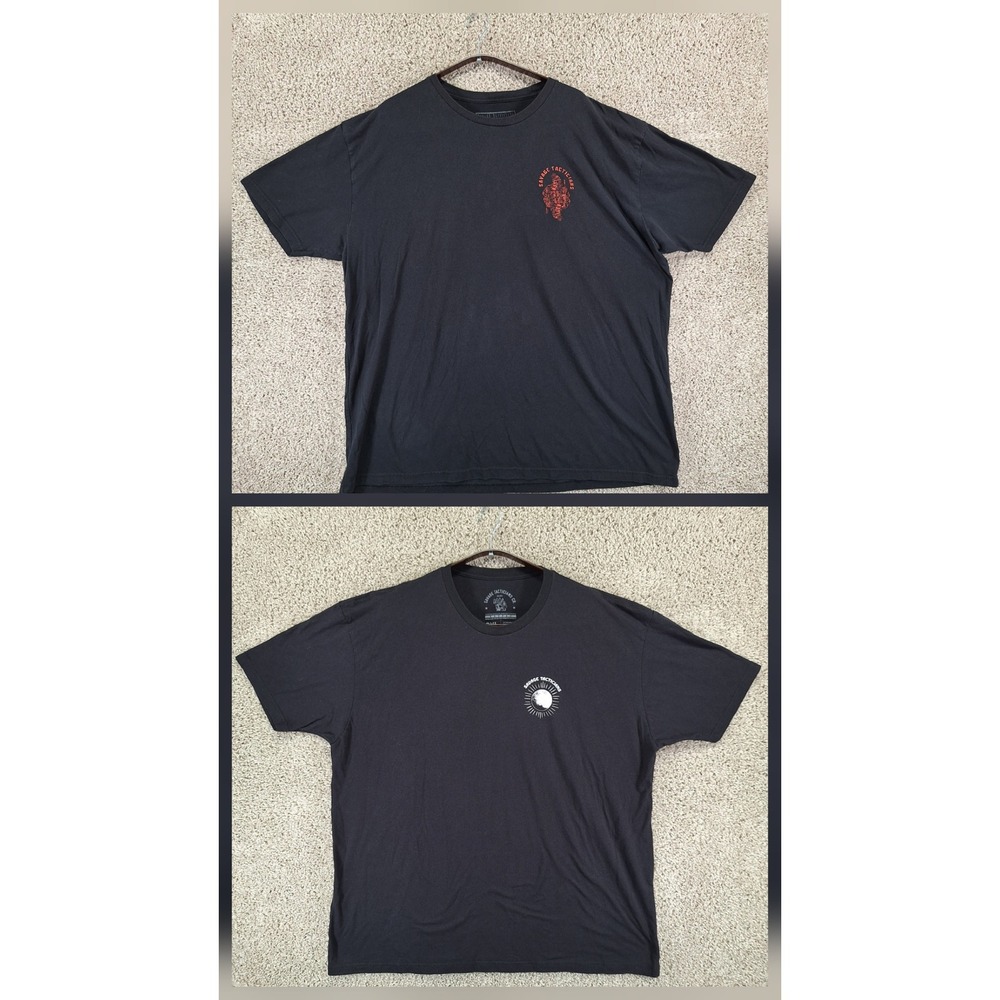 Savage Tacticians T-Shirt Mens 3XL Black Graphic Tee Lot Military Edgy Lot of 2